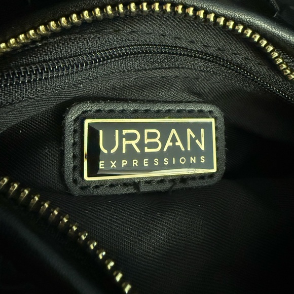 URBAN EXPRESSIONS WOVEN KNOT HOBO VEGAN PURSE HANDBAG - Picture 8 of 16